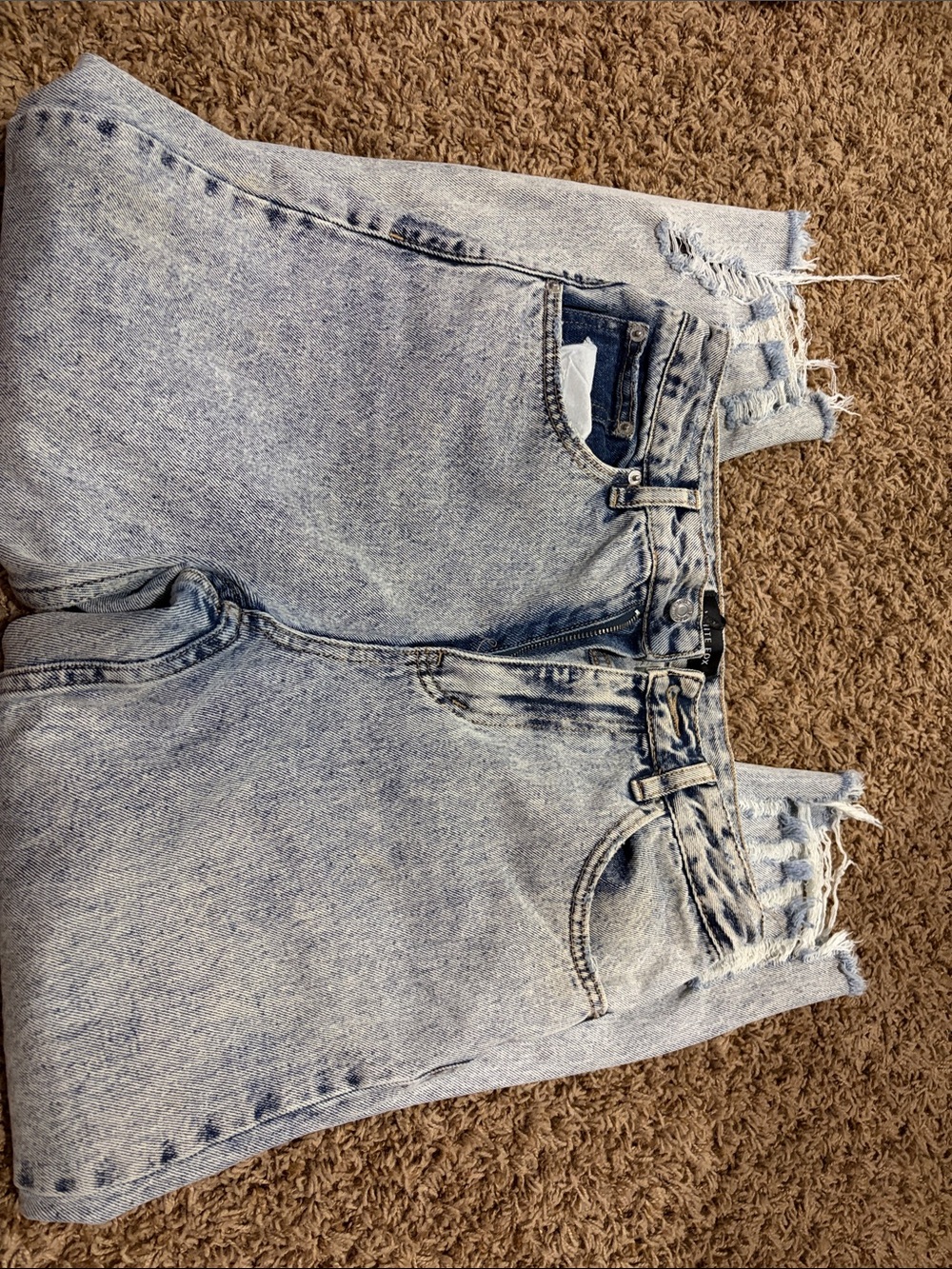 White Fox Boutique Distressed Light Wash Boyfriend Jeans